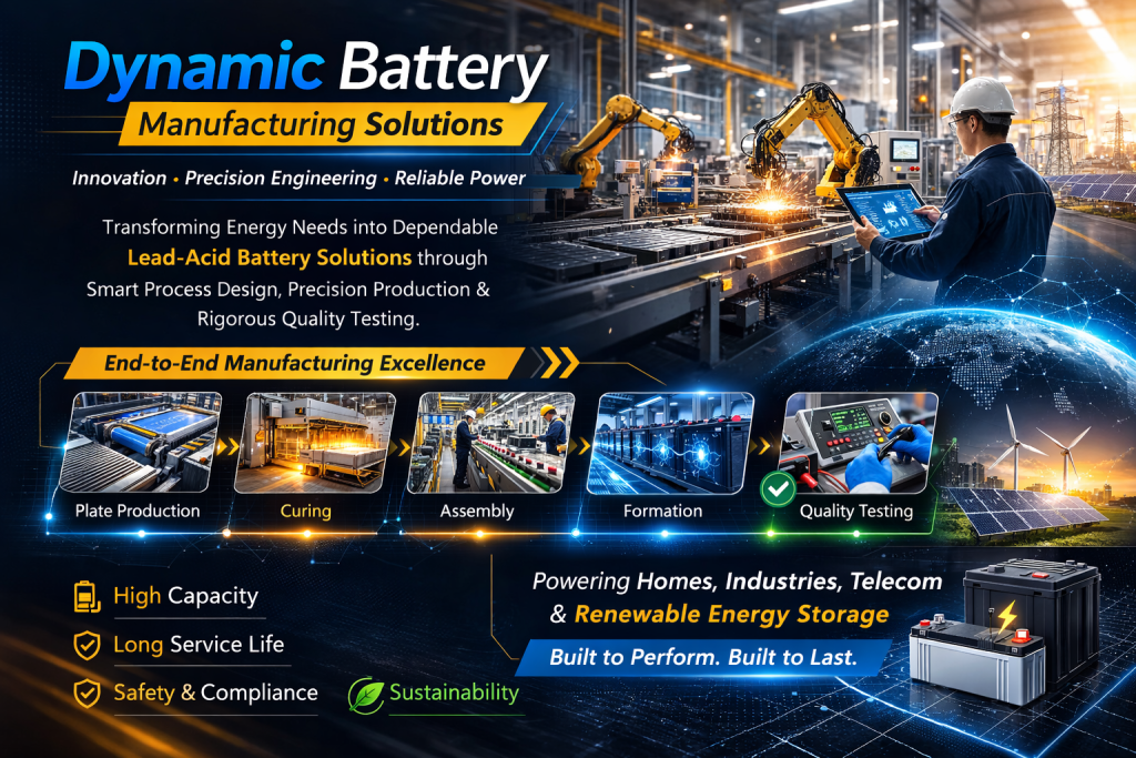 Dynamic Battery Manufacturing Solutions: Powering Tomorrow, Today